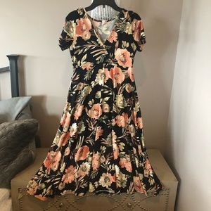 Jersey Floral Dress.